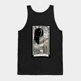 The Five of Wands - The Tarot Restless Tank Top